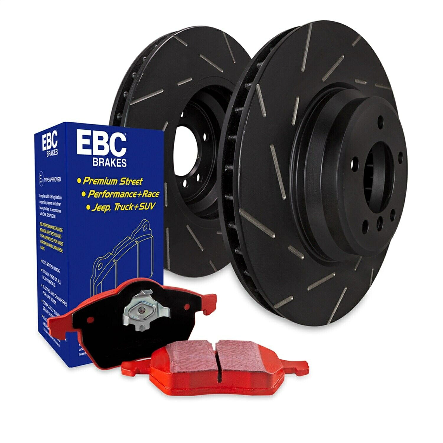 brake disc rotor EBCブレーキS4KF1865 S4キットレッドスタッフとUSRローターに適合 EBC Brakes S4KF1865 S4 Kits Redstuff and USR Rotor Fits 16-19 Legacy【並行輸入品】