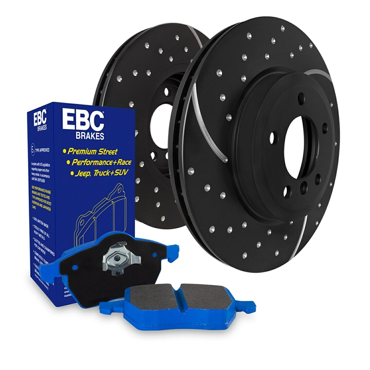 brake disc rotor EBCブレーキS6KF1092 S6キットブルーストフとGDローターに適合する05-17 IMPREZA WRX STI EBC Brakes S6KF1092 S6 Kits Bluestuff and GD Rotors Fits 05-17 Impreza WRX STI【並行輸入品】