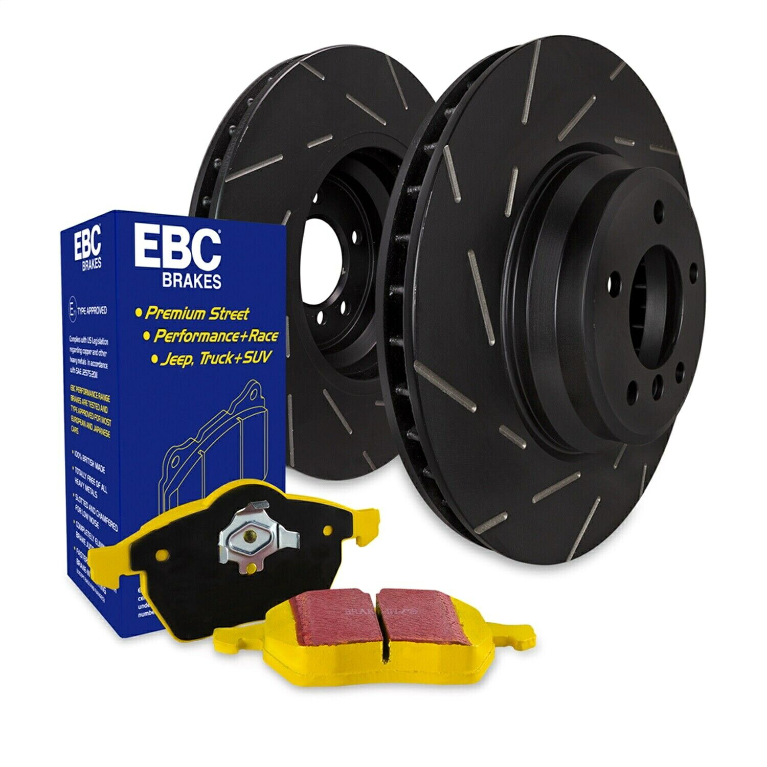 brake disc rotor EBCブレーキS9KF1520 S9キットイエロースタッフとUSRローターはImpreza WRX STIに適合します EBC Brakes S9KF1520 S9 Kits Yellowstuff and USR Rotors Fits Impreza WRX STI【並行輸入品】