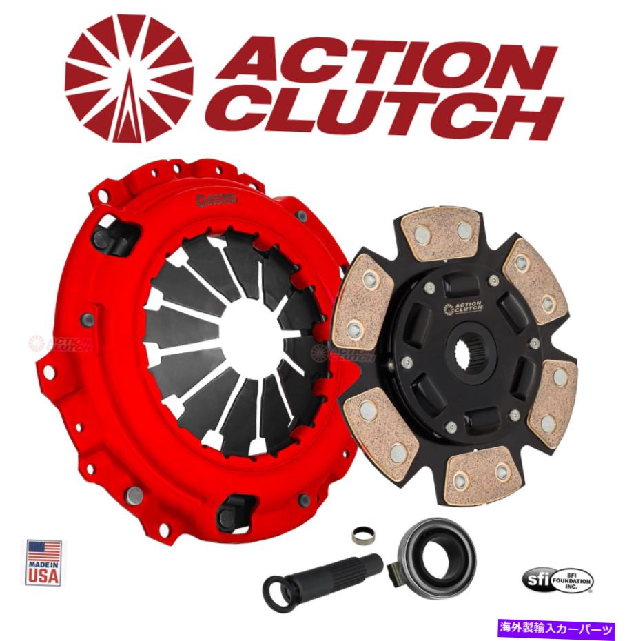 clutch kit アクションクラッチステージ3クラッチキットはホンダシビックSI 6速k20 RSXタイプS 2.0Lに適合します ACTION CLUTCH STAGE 3 CLUTCH KIT FITS HONDA CIVIC Si 6-SPEED K20 RSX TYPE S 2.0L【並行輸入品】