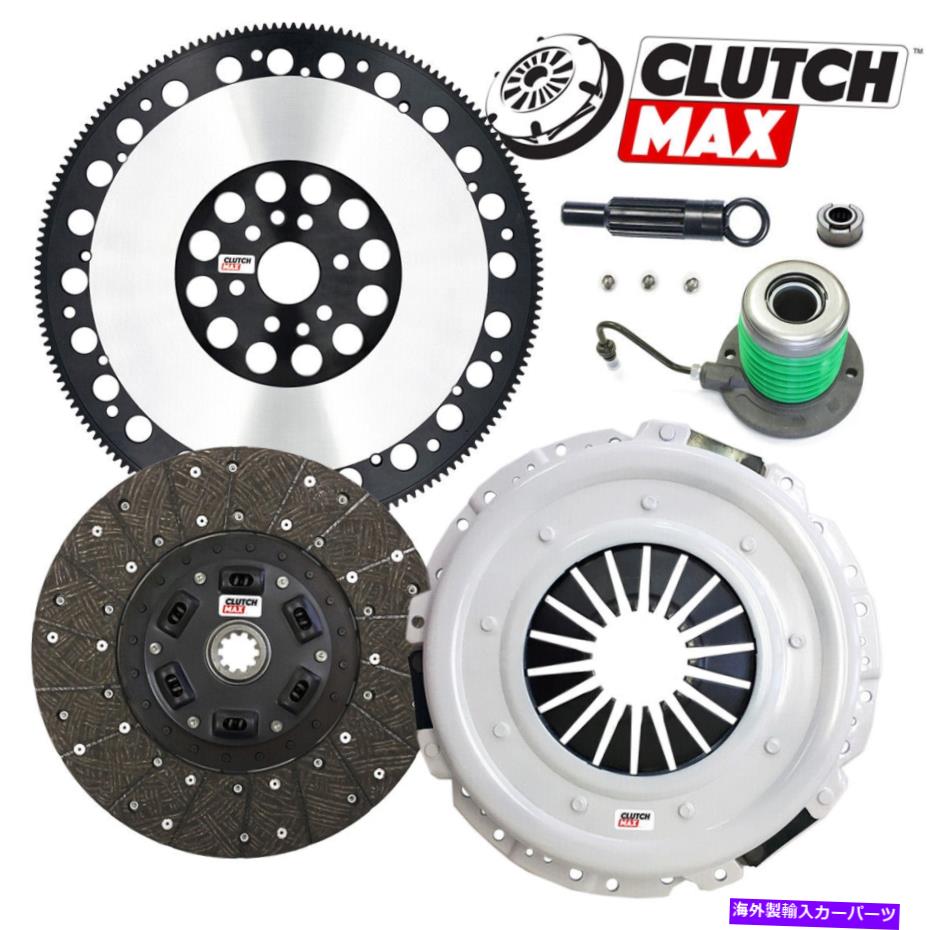 clutch kit ステージ2クラッチキットw/スレーブ+ 05-10のマスタングブリットシェルビー用のライトレンズフライホイール STAGE 2 CLUTCH KIT w/ SLAVE+ LIGHTENED FLYWHEEL for 05-10 MUSTANG BULLITT SHELBY【並行輸入品】