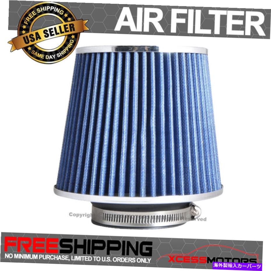 海外製 エアロパーツ 青3インチレースパフォーマンスエアインテークフィルター88-12ホンダシビック用 For Blue 3 Inch Race PERFORMANCE Air Intake Filter 88-12 Honda Civic【並行輸入品】