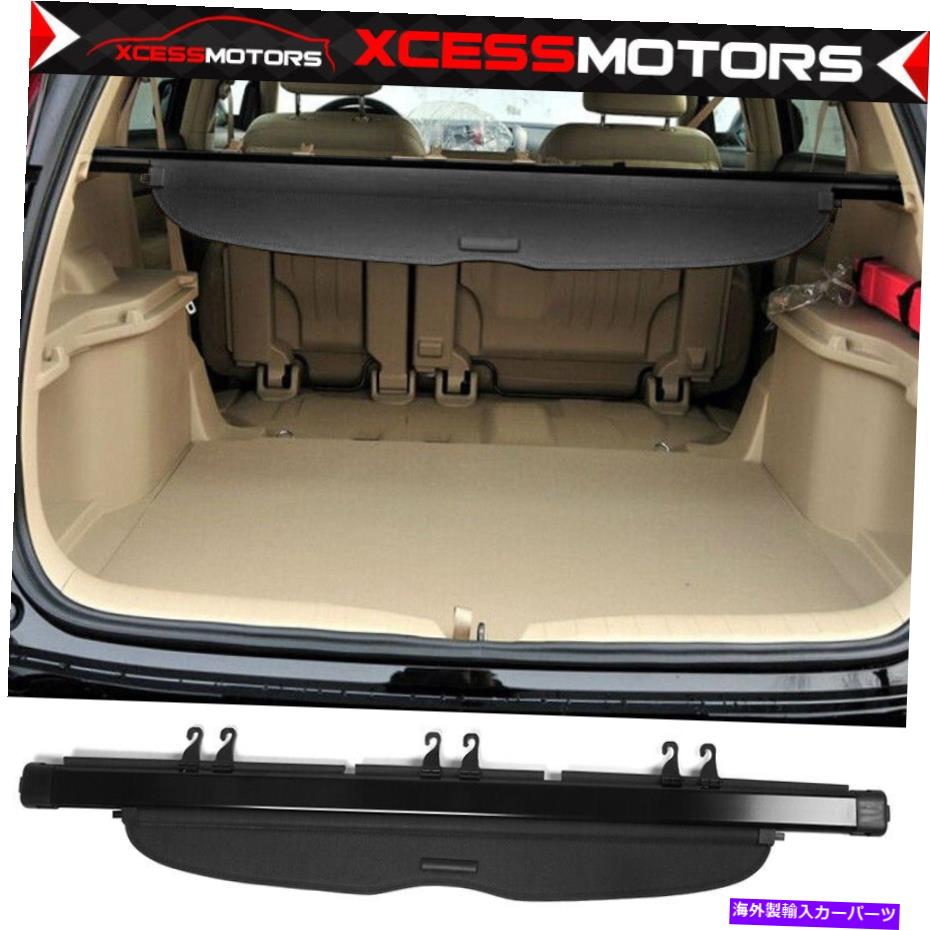海外製 エアロパーツ フィット07-11ホンダCRV OEスタイル格納式ブラックリアカーゴセキュリティトランクカバー Fits 07-11 Honda CRV OE Style Retractable Black Rear Cargo Security Trunk Cover【並行輸入品】