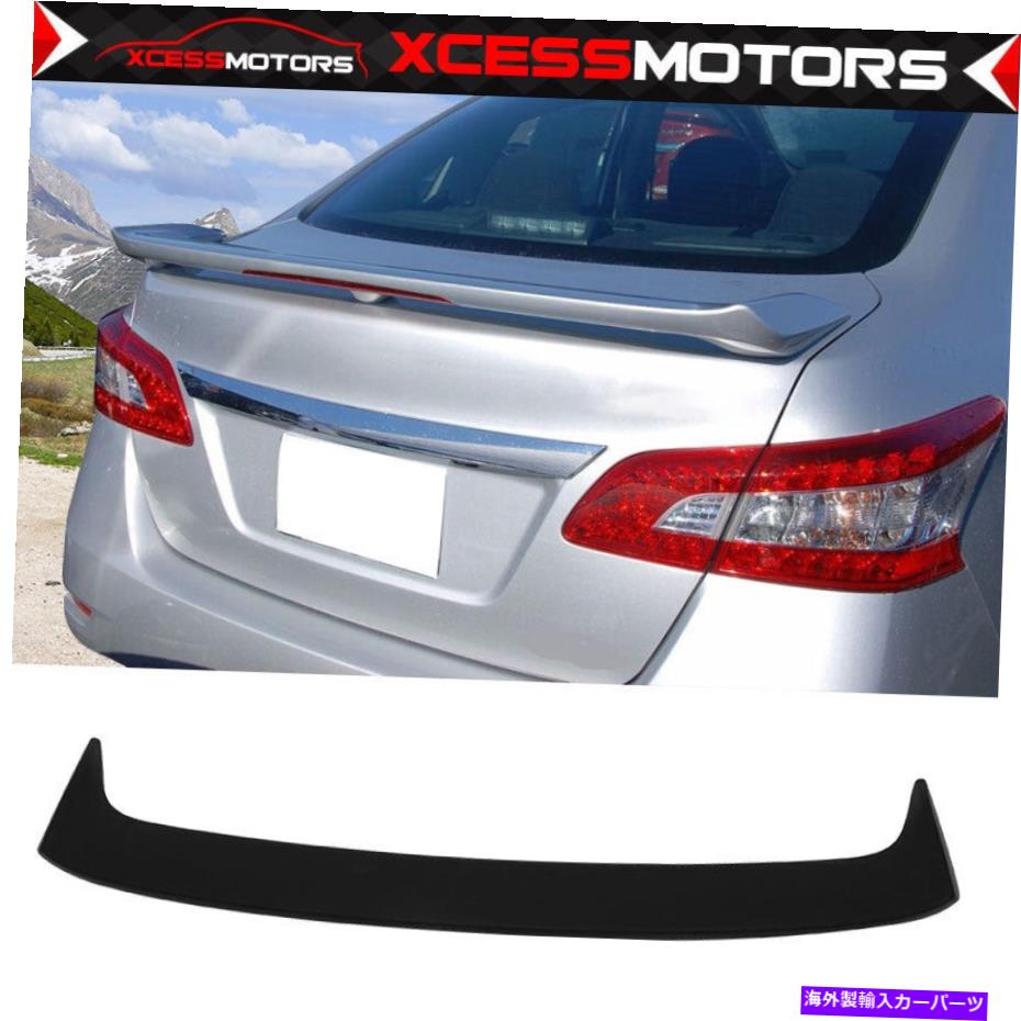 海外製 エアロパーツ 13-19日産セントラセダンOEスタイルマットブラックトランクネタバレとLEDライト Fits 13-19 Nissan Sentra Sedan OE Style Matte Black Trunk Spoiler With LED Light【並行輸入品】 152,350円