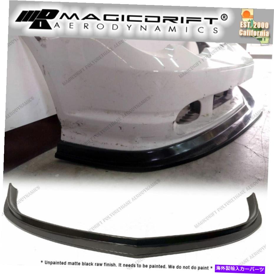 海外製 エアロパーツ 02 03 04 ACURA RSX DC5 MDAスタイルフロントバンパー低リップスプリッターボディキット For 02 03 04 Acura RSX DC5 MDA Style Front Bumper Lower Lip Splitter Body Kit【並行輸入品】