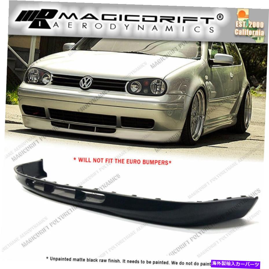 海外製 エアロパーツ 99-05 VWゴルフMK4 MKIV OE 25th 337スタイルフロントバンパーリップボディキットVIP DTM For 99-05 VW Golf MK4 MKIV OE 25th 337 Style Front Bumper Lip Body Kit VIP DTM【並行輸入品】