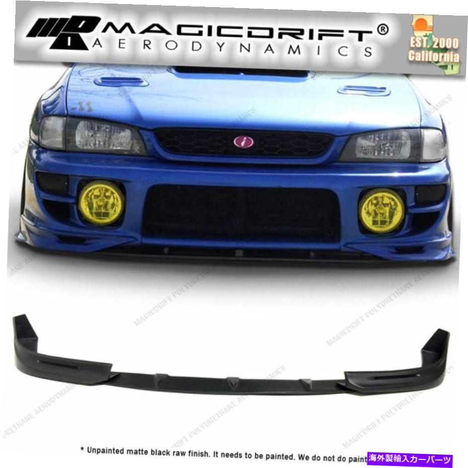 海外製 エアロパーツ 97-01 Subaru Impreza WRX 3ピースBugeyeスタイルGCフロントバンパーリップウレタン For 97-01 Subaru Impreza WRX 3-piece Bugeye Style GC Front Bumper Lip Urethane【並行輸入品】｜Us Custom Parts Shop USDM