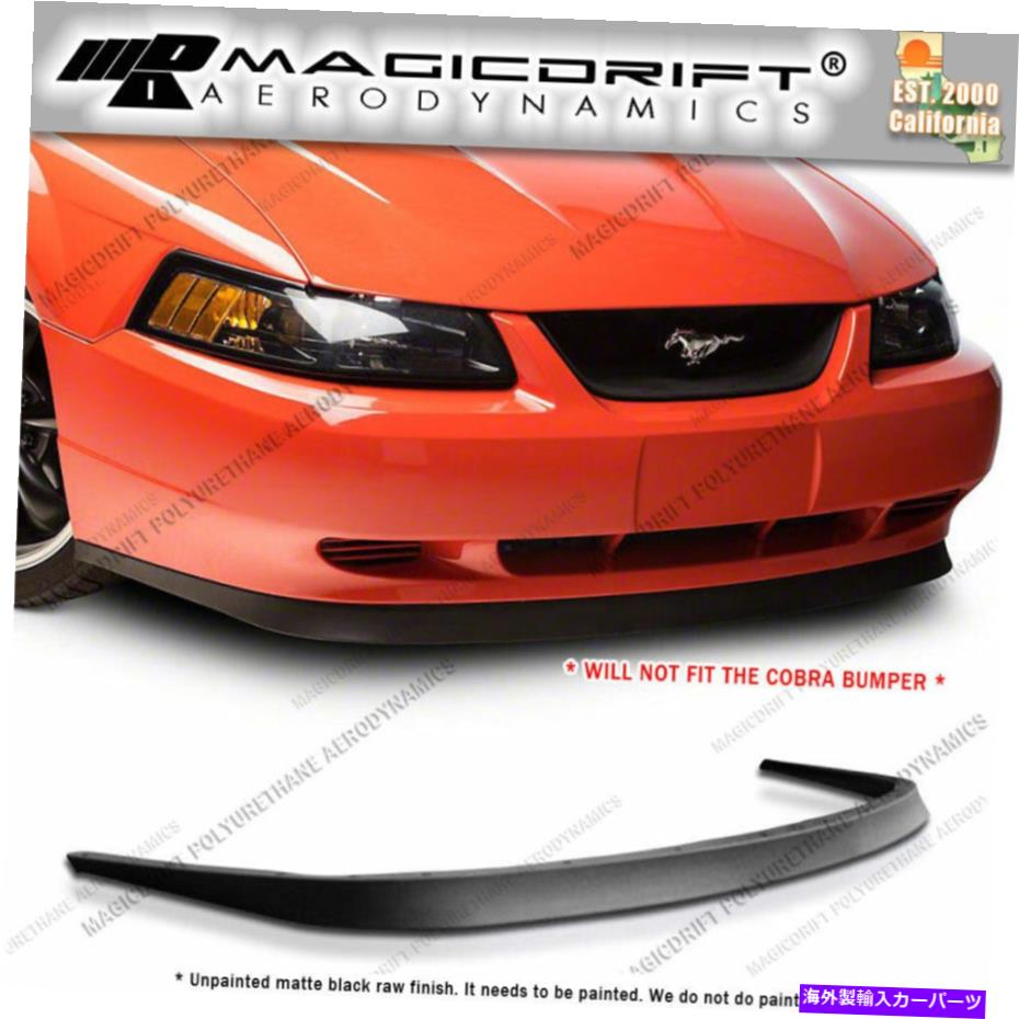 海外製 エアロパーツ 99-04のマスタングマッハ1チンネタバレCBRスタイルフロントバンパーリップキットGT SVT PU For 99-04 Mustang Mach 1 Chin Spoiler CBR Style Front Bumper Lip Kit GT SVT PU【並行輸入品】