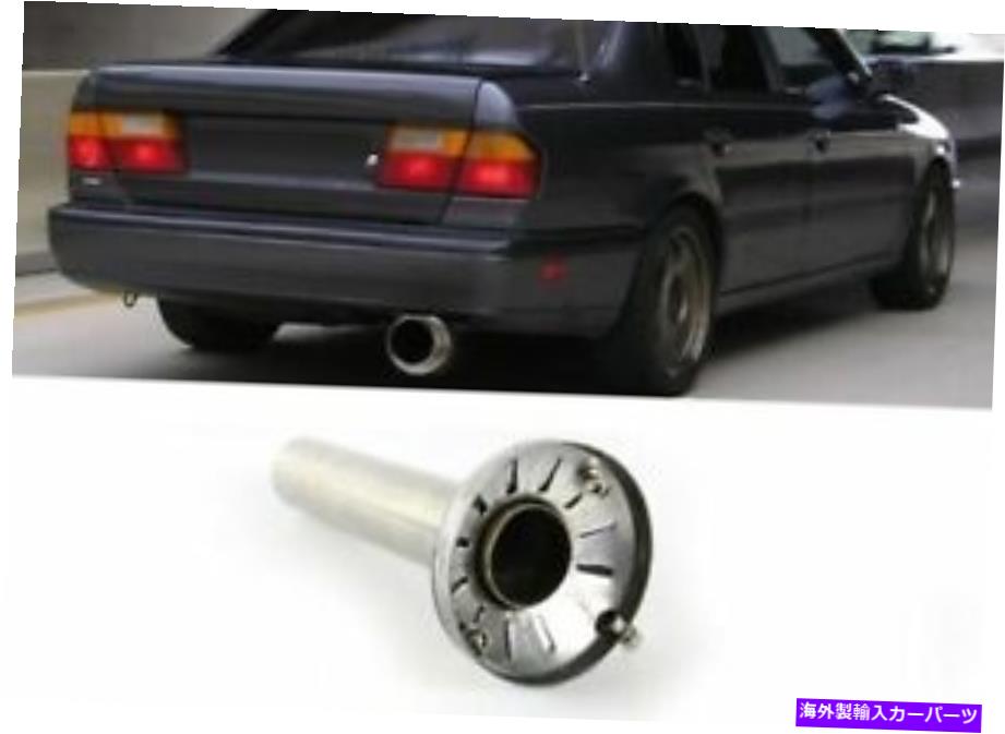 【楽天市場】海外製 エアロパーツ N1カーボン燃焼レインボーブルーチップ用のステンレス調整可能マフラーサウンドレデューサー Stainless