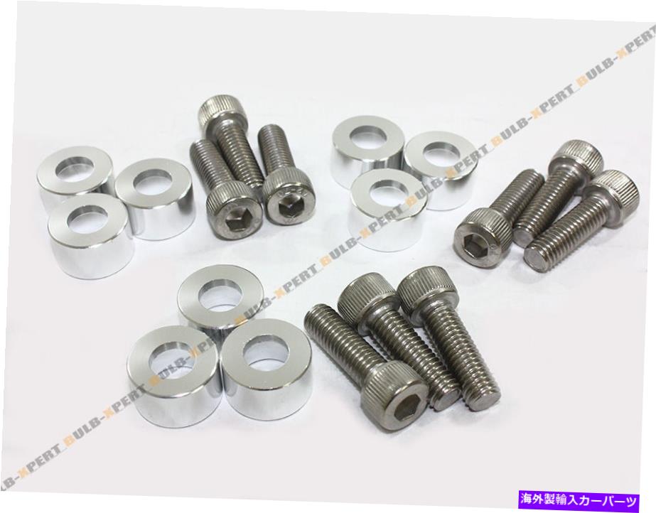 海外製 エアロパーツ シルバー9PC 8mmマニホールドカップワッシャーボルトドレスアップキットAcura Integra DC2 RSX SILVER 9PC 8MM MANIFOLD CUP WASHER BOLT DRESS UP KIT FOR ACURA INTEGRA DC2 RSX【並行輸入品】