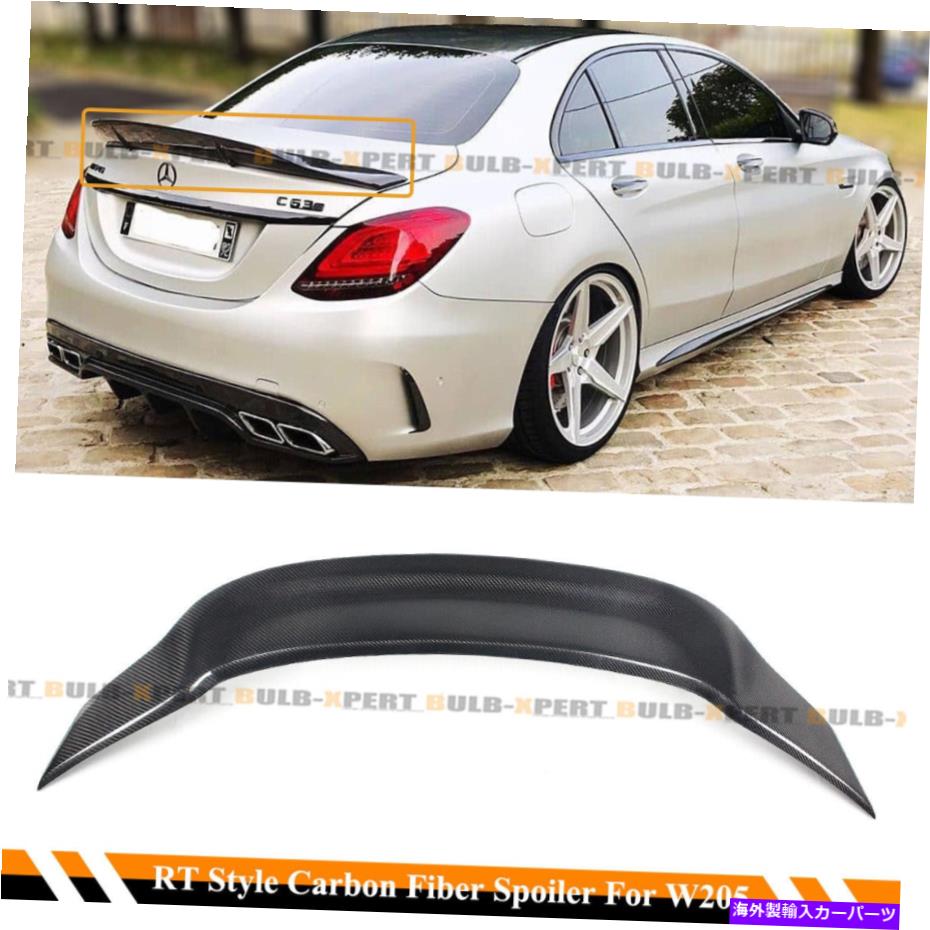 海外製 エアロパーツ 2015-2021メルセデスベンツW205 C63 AMG Rスタイルカーボンファイバートランクスポイラーウィング FOR 2015-2021 MERCEDES BENZ W205 C63 AMG R STYLE CARBON FIBER TRUNK SPOILER WING【並行輸入品】|Us Custom Parts Shop USDM