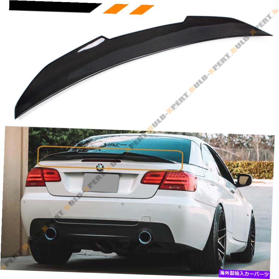 海外製 エアロパーツ 2007-13 BMW E93 335i 328i M3コンバーチブルアヒルカーボンファイバートランクスポイラー FOR 2007-13 BMW E93 335i 328i M3 CONVERTIBLE DUCKBILL CARBON FIBER TRUNK SPOILER【並行輸入品】|Us Custom Parts Shop USDM