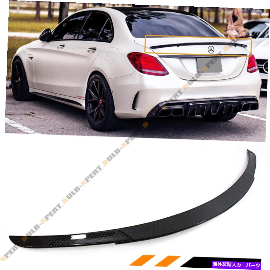 海外製 エアロパーツ 15-2021のメルセデスベンツW205 C63 AMG S Bスタイルカーボンファイバートランクスポイラーウィング FOR 15-2021 MERCEDES BENZ W205 C63 AMG S B STYLE CARBON FIBER TRUNK SPOILER WING【並行輸入品】｜Us Custom Parts Shop USDM 159,500円
