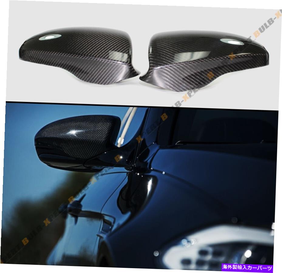海外製 エアロパーツ ペアダイレクトカーボンファイバーサイドミラーカバー2012-2017 BMW F10 M5のキャップカバー PAIR DIRECT ADD ON CARBON FIBER SIDE MIRROR COVERS CAPS FOR 2012-2017 BMW F10 M5【並行輸入品】