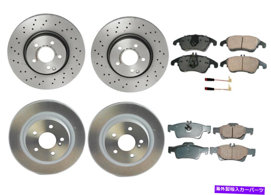 brake disc rotor Akebono Front＆Lear Brake Kit Euro PadディスクローターMB W212 E350セダンスポーツ Akebono Front & Rear Brake Kit Euro Pad Disc Rotors For MB W212 E350 Sedan Sport【並行輸入品】｜Us Custom Parts Shop USDM 95,651円
