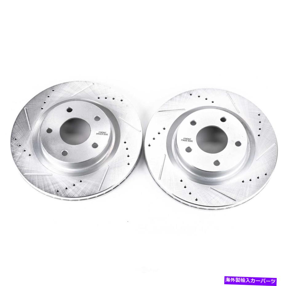brake disc rotor ディスクブレーキローターセットフロントパワーストップJBR1196XPRフィット07-13日産アルティマ Disc Brake Rotor Set Front Power Stop JBR1196XPR fits 07-13 Nissan Altima【並行輸入品】