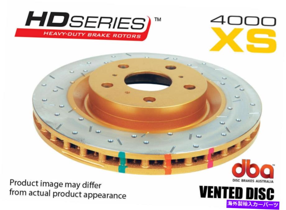 brake disc rotor 2x DBA 4000 XSクロスドリル/スロットフィットHSV VN/VP 88-93 F 2x DBA 4000 XS Cross-drilled/slotted FIT HSV VN/VP 88-93 F【並行輸入品】 121,220円