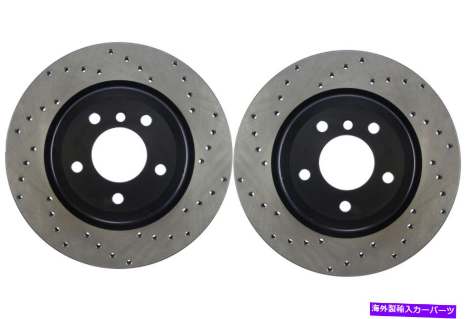 brake disc rotor 2011-2013 BMW 335IS（42927）のリアペアSTOPTECHディスクブレーキローター Rear PAIR Stoptech Disc Brake Rotor for 2011-2013 BMW 335is (42927)【並行輸入品】