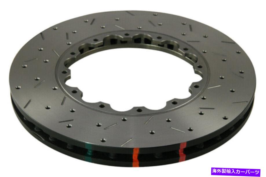 brake disc rotor DBA XS 5000シリーズ交換用フロントスロット/ドリルローター15-17チャレンジャー/チャー DBA XS 5000 Series Replacement Front Slotted/Drilled Rotor 15-17 Challenger/Char【並行輸入品】
