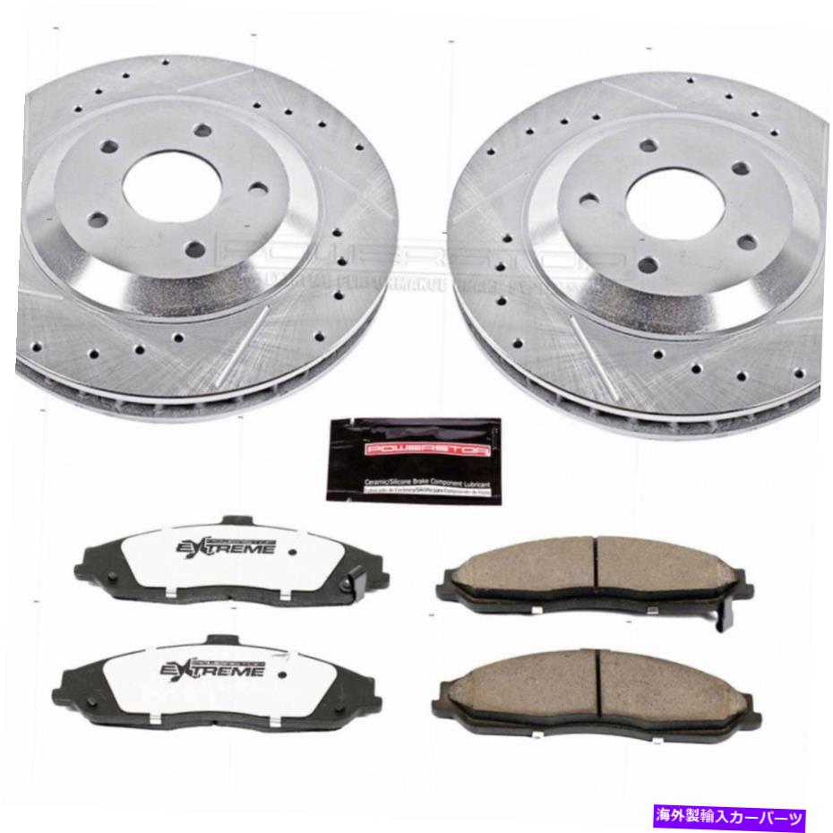 brake disc rotor Chevy Corvetteのパワーストップブレーキキット1997-2004 Front Z26 Street Warrior Power Stop Brake Kit For Chevy Corvette 1997-2004 Front Z26 Street Warrior【並行輸入品】