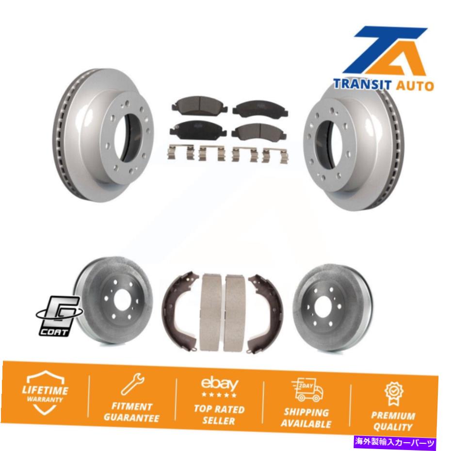 brake disc rotor シボレーシルバラード1500用のフロントリアコーティングブレーキローターセラミックパッドドラムキット Front Rear Coated Brake Rotors Ceramic Pad Drum Kit For Chevrolet Silverado 1500【並行輸入品】 97,405円