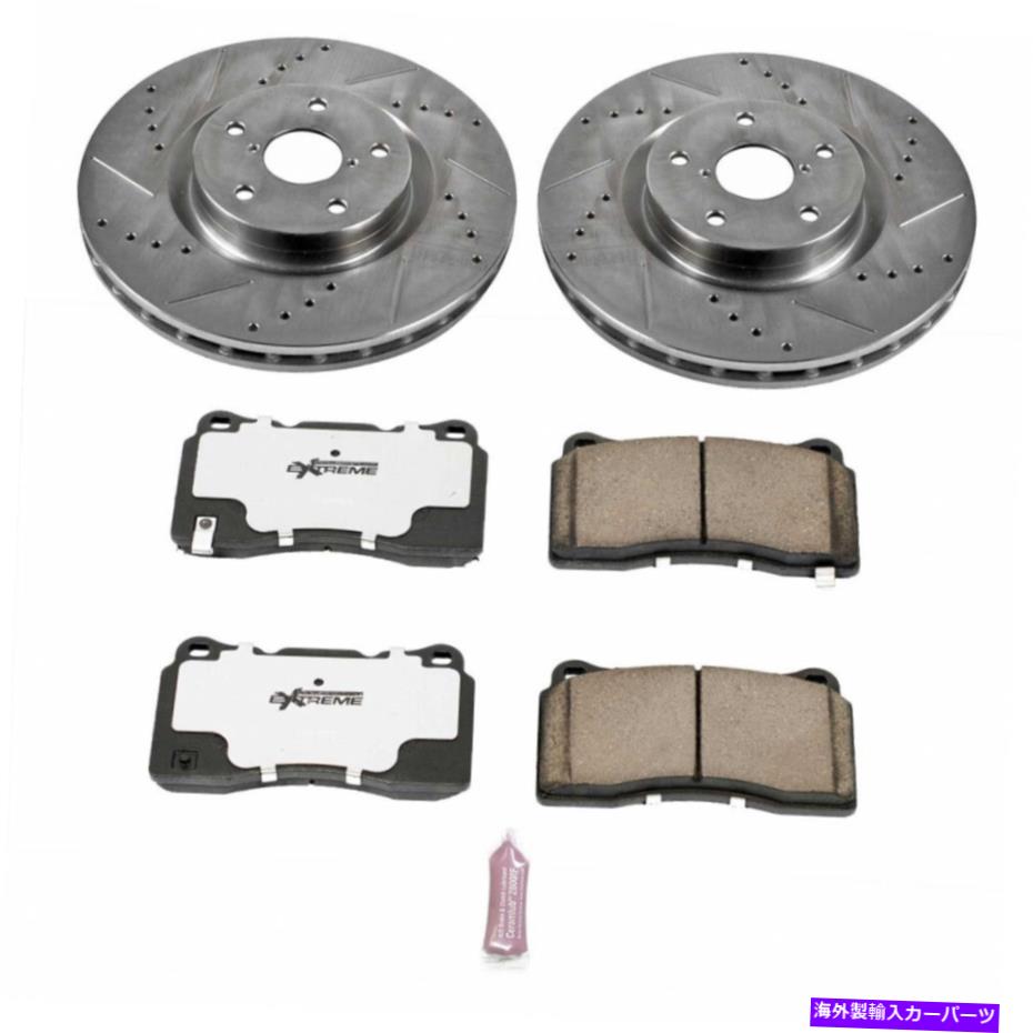 brake disc rotor Subaru WRX 2020のパワーストップブレーキキット|フロント| Z26ストリートウォリアー Power Stop Brake Kit For Subaru WRX 2020 | Front | Z26 Street Warrior【並行輸入品】