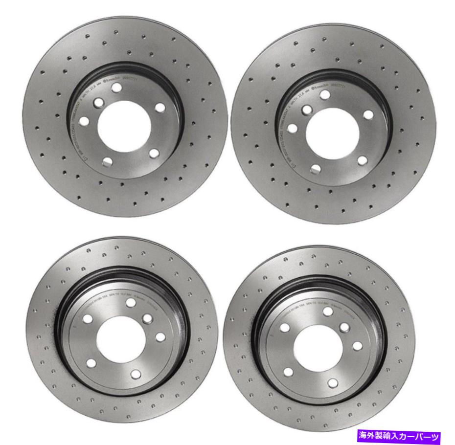 brake disc rotor BREMBO XTRAフロントリアドリルドリルコーティングブレーキディスクローターキットBMW E91 E93 E84 Brembo Xtra Front Rear Drilled Coated Brake Disc Rotors Kit For BMW E91 E93 E84【並行輸入品】｜Us Custom Parts Shop USDM