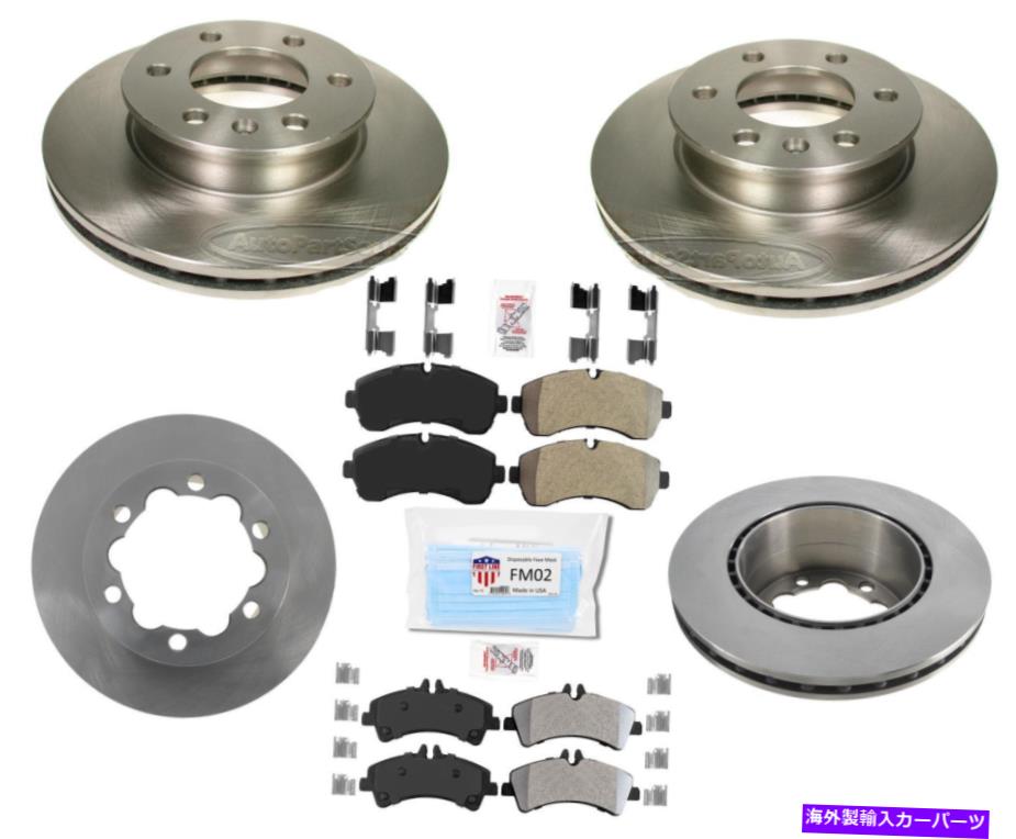 brake disc rotor 07-16スプリンター3500デュアルリアホイール用のディスクブレーキロータープローサブレーキパッド Disc Brake Rotors ProSeries Brake Pads for 07-16 Sprinter 3500 Dual rear Wheel【並行輸入品】 96,498円