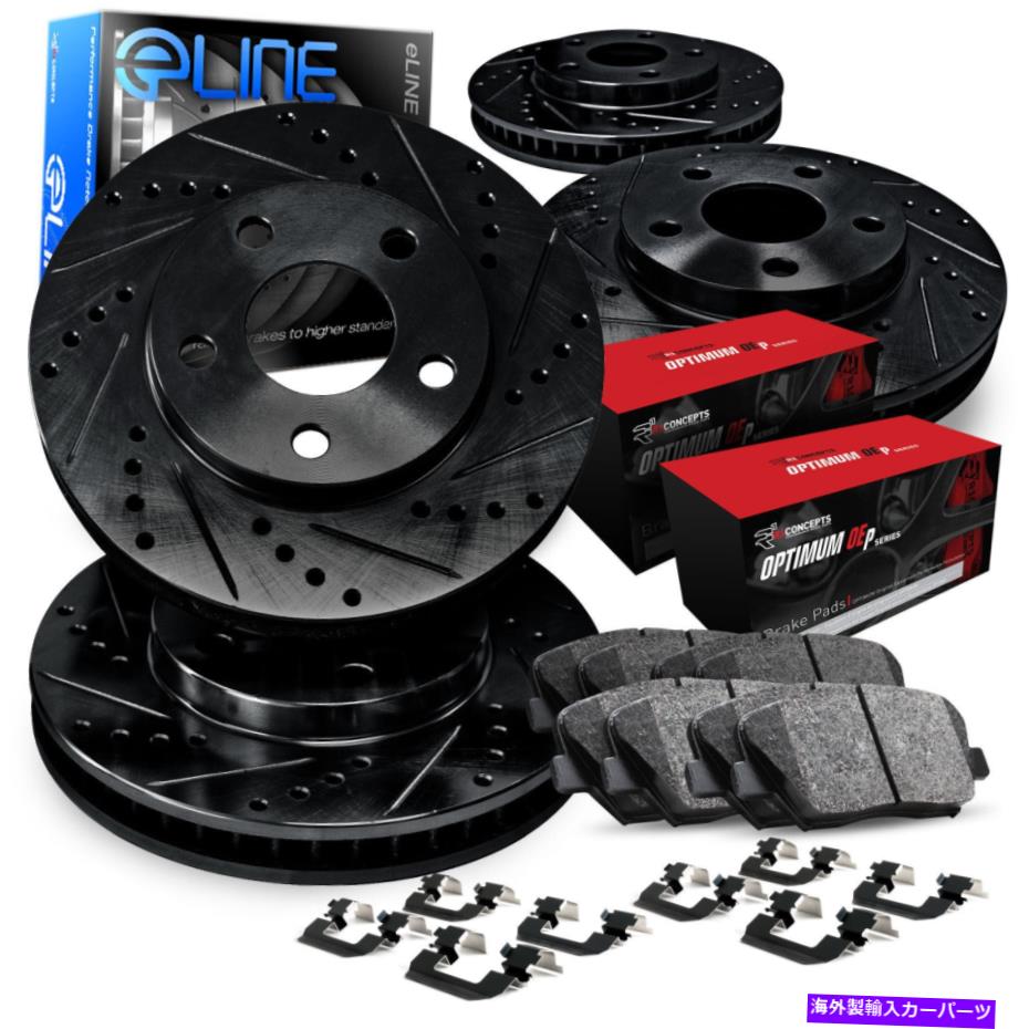 brake disc rotor フルキットブレーキロータードリルスロット + OEPパッドとハードウェアキット2015-2017 F-150 Full Kit Brake Rotors Drill Slot + OEp Pads & Hardware Kit For 2015-2017 F-150【並行輸入品】|Us Custom Parts Shop USDM