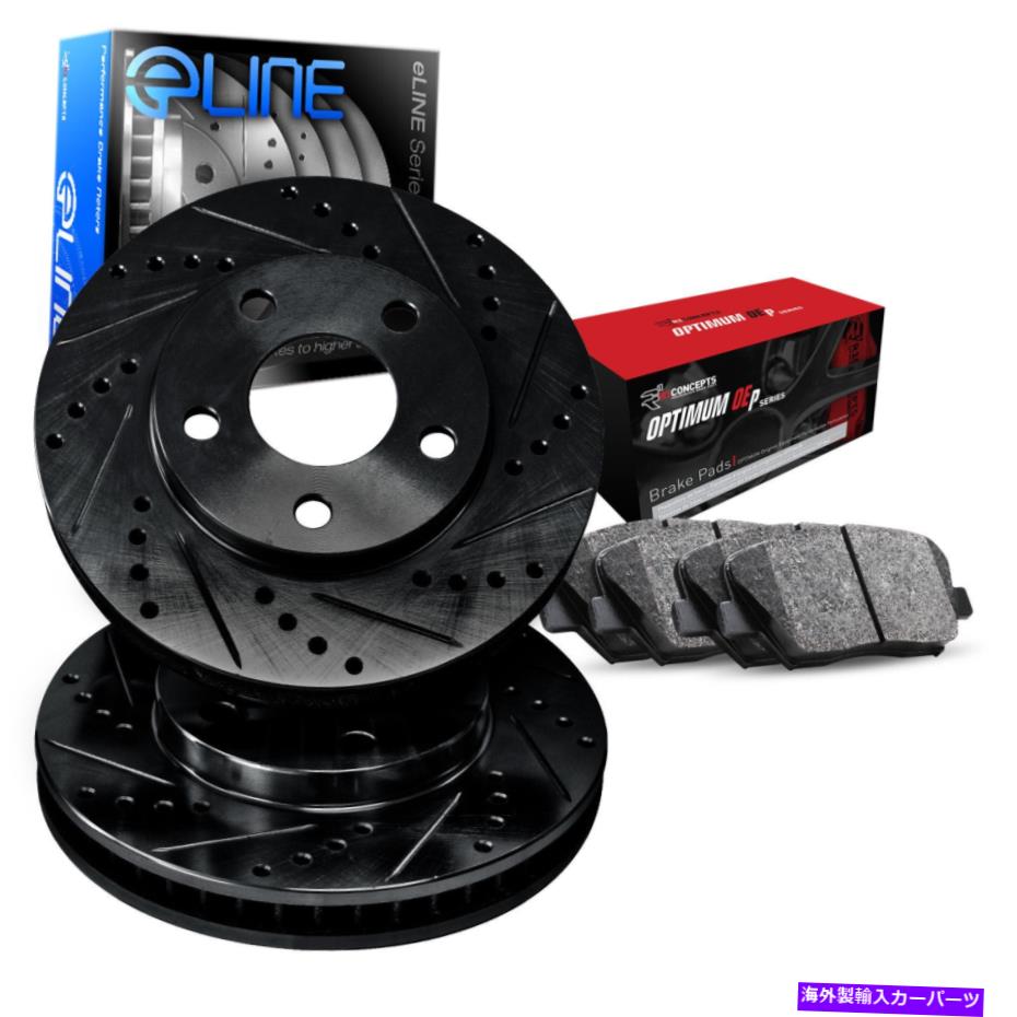 brake disc rotor R1コンセプトフロントキットブレーキローター +ドリルスロットと最適なOEPパッド1BC.54145.04 R1 Concepts Front Kit Brake Rotors + Drill Slot & Optimum OEp Pads 1BC.54145.04【並行輸入品】|Us Custom Parts Shop USDM
