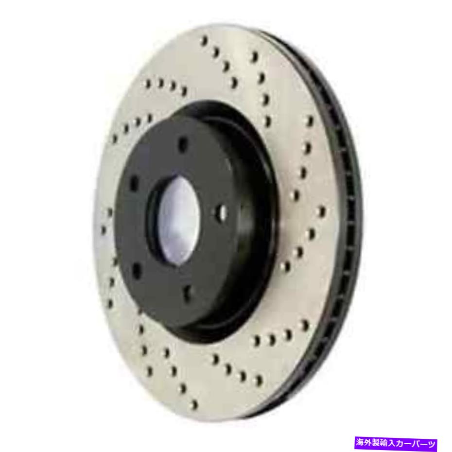brake disc rotor STOPTECH 128-61106Rスポーツドリルドローター右右リットルタブを参照してください StopTech 128-61106R Sport Drilled Rotor Right See Vehicle Fitment Tab for Applic【並行輸入品】