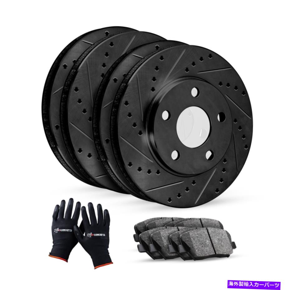 brake disc rotor 2010年から2015年のカマロのフルキットブレーキローターブラックドリルスロットとセラミックパッド Full Kit Brake Rotors Black Drill Slot & Ceramic Pads For 2010-2015 Camaro【並行輸入品】 93,896円