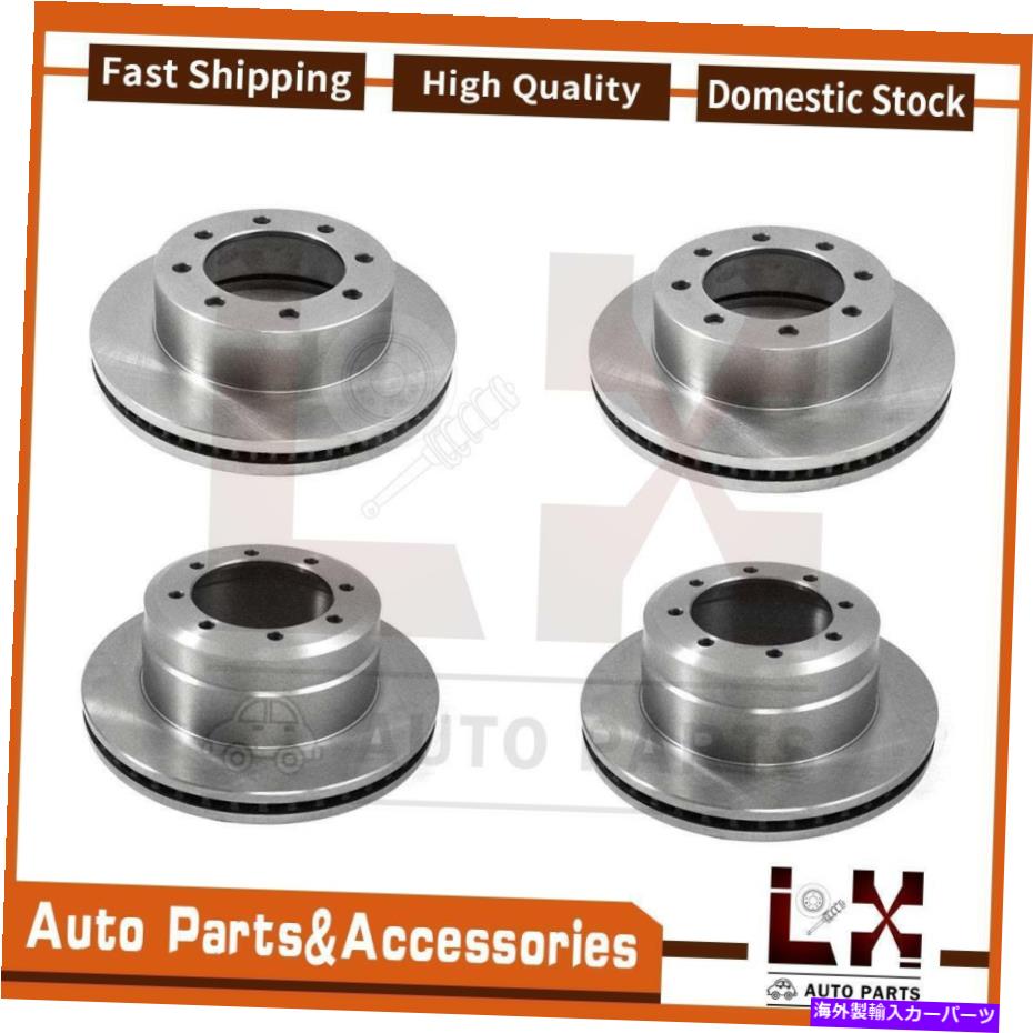 brake disc rotor 4PCSデュラゴディスクブレーキローターフロントリアフィットF-350スーパーデューティフォード2005-2012 4PCS DuraGo Disc Brake Rotor Front Rear Fits F-350 Super Duty Ford 2005-2012【並行輸入品】