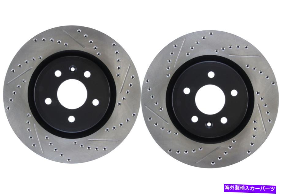 brake disc rotor 2011-2019 Ford Flex（44254）のフロントペアSTOPTECHディスクブレーキローター Front PAIR Stoptech Disc Brake Rotor for 2011-2019 Ford Flex (44254)【並行輸入品】