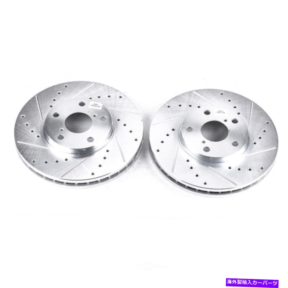 brake disc rotor ディスクブレーキローターセットフロントパワーストップJBR716XPR Disc Brake Rotor Set Front Power Stop JBR716XPR【並行輸入品】