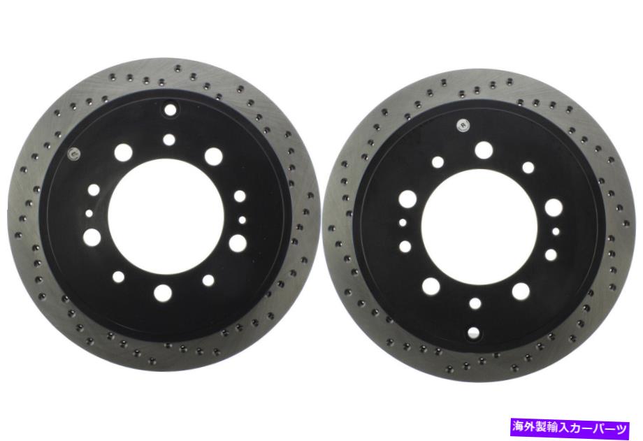 brake disc rotor 2008-2020トヨタランドクルーザーのリアペアストップテックディスクブレーキローター（46332） Rear PAIR Stoptech Disc Brake Rotor for 2008-2020 Toyota Land Cruiser (46332)【並行輸入品】