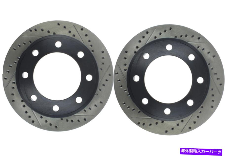 brake disc rotor 1999年から2004年のフォードF-350スーパーデューティ（44228）のリアペアストップテックディスクブレーキローター Rear PAIR Stoptech Disc Brake Rotor for 1999-2004 Ford F-350 Super Duty (44228)【並行輸入品】