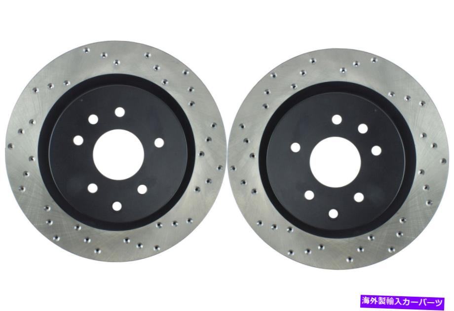 brake disc rotor 2003-2008日産350Z（46212）のリアペアストップテックディスクブレーキローター Rear PAIR Stoptech Disc Brake Rotor for 2003-2008 Nissan 350Z (46212)【並行輸入品】