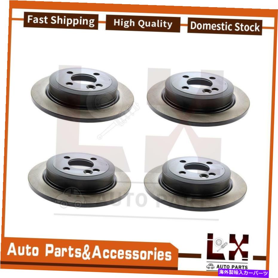 brake disc rotor 中心部品ディスクブレーキローターローターフロントリアセット4フィットXC90ボルボ2003-2014 Centric Parts Disc Brake Rotor Front Rear Set Of 4 Fits XC90 Volvo 2003-2014【並行輸入品】