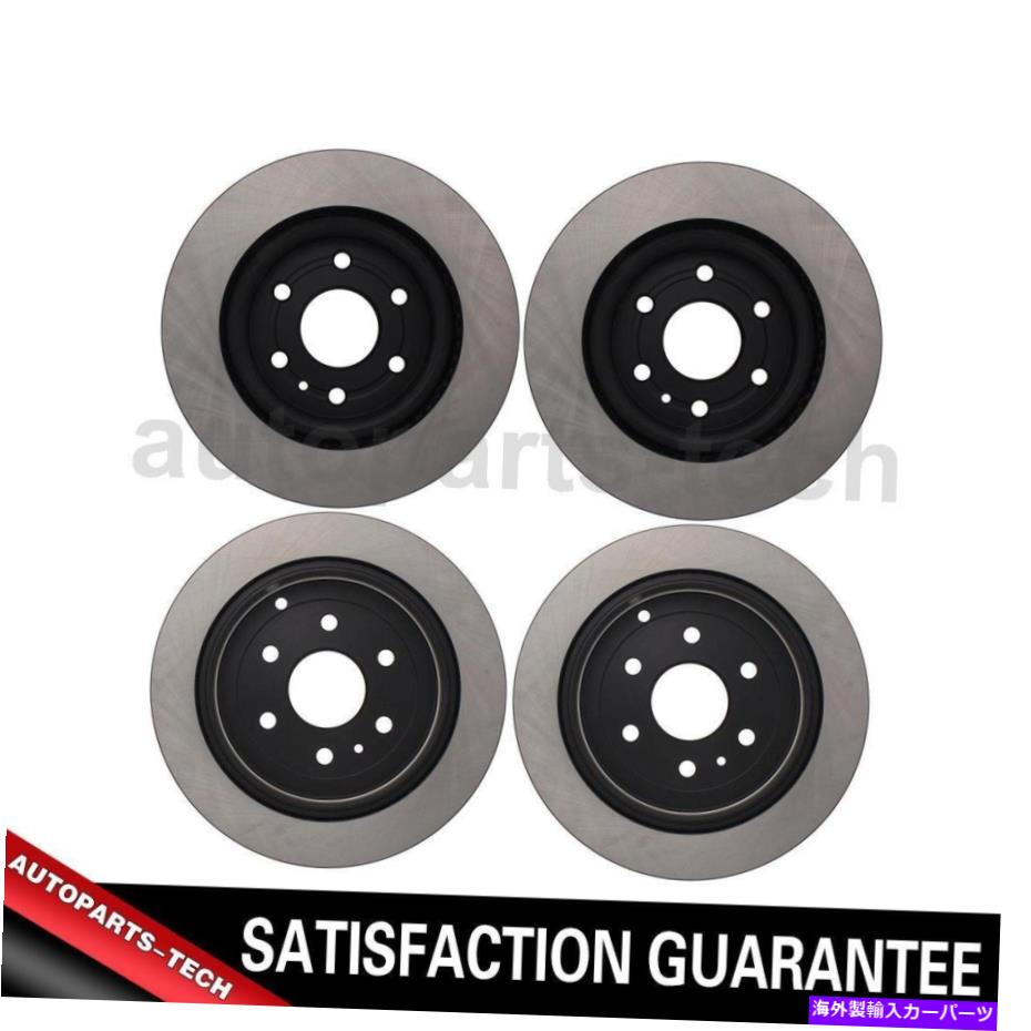 brake disc rotor 4x中心部品シボレートラバース2014?2017用のフロントリアディスクブレーキローター 4x Centric Parts Front Rear Disc Brake Rotor For Chevrolet Traverse 2014~2017【並行輸入品】