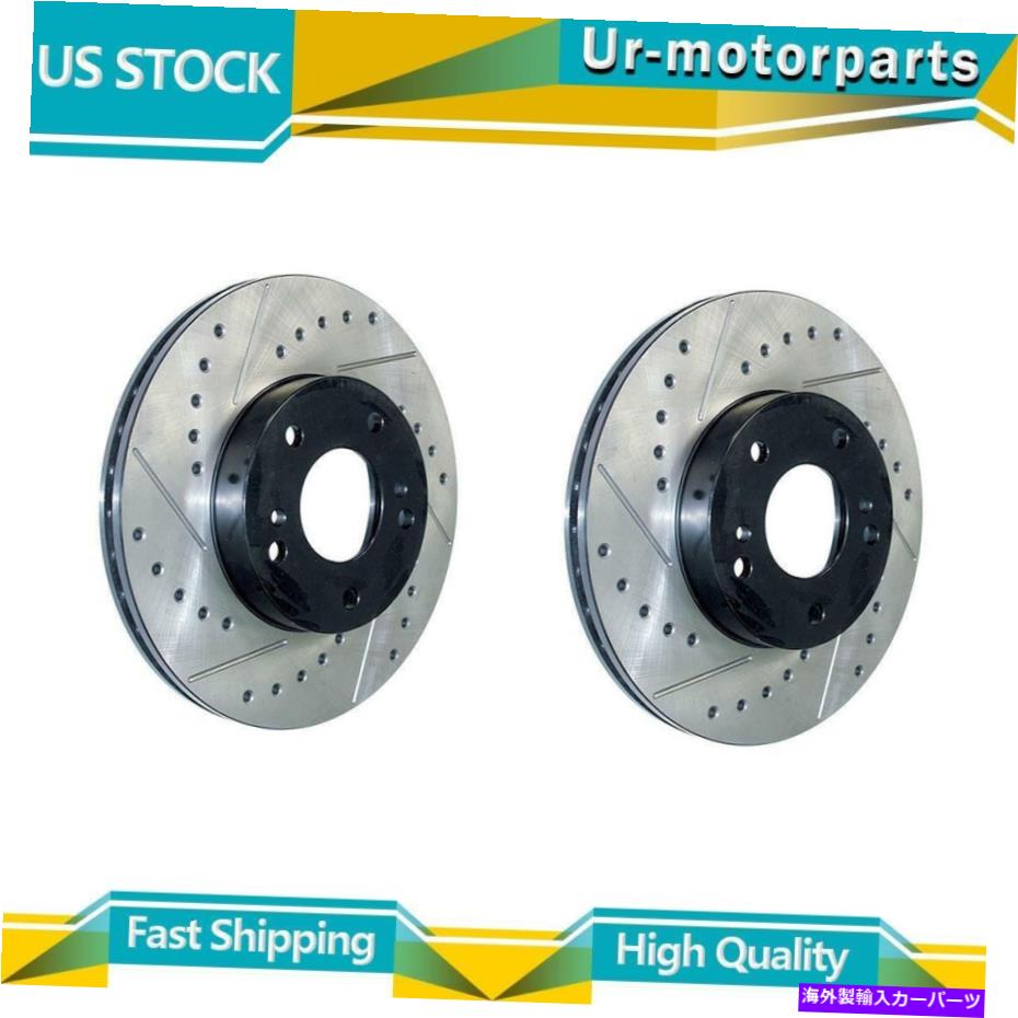 brake disc rotor （2）後部左後部右右ディスクブレーキローターストップテックFITS BMW 535I 2008-2010 (2) Rear Left Rear Right Disc Brake Rotor StopTech Fits BMW 535i 2008-2010【並行輸入品】