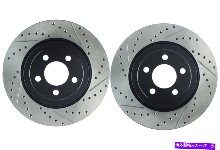 brake disc rotor 2014-2021 Dodge Charger（43874）のフロントペアSTOPTECHディスクブレーキローター Front PAIR Stoptech Disc Brake Rotor for 2014-2021 Dodge Charger (43874)【並行輸入品】