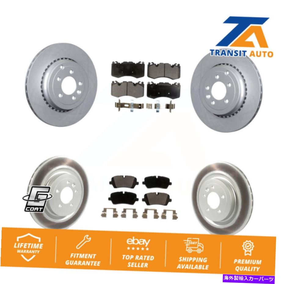 brake disc rotor ランドローバーレンジスポーツ用のフロントリアコーティングディスクブレーキローターとセラミックパッドキット Front Rear Coated Disc Brake Rotors & Ceramic Pad Kit For Land Rover Range Sport【並行輸入品】｜Us Custom Parts Shop USDM