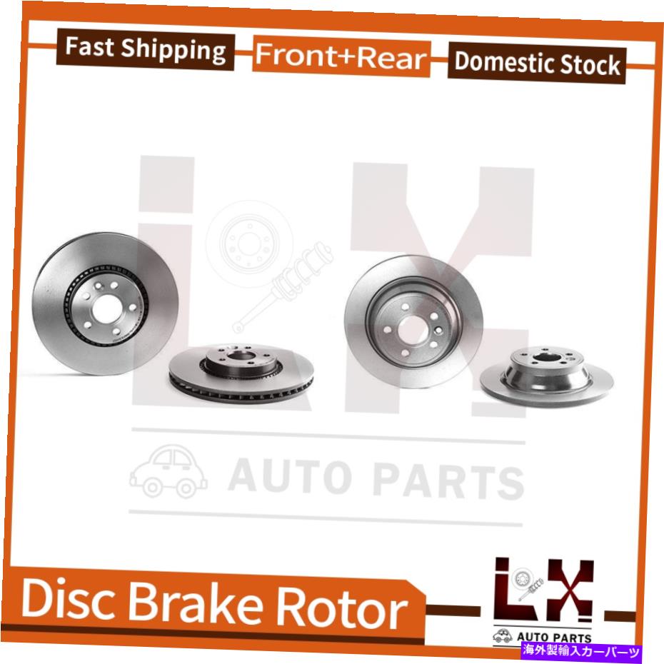 brake disc rotor ボルボS80 2007-2008 316mm DIA用のフロント＆ブレンボリアコーティングOEブレーキローター。 Front & Brembo Rear Coated OE Brake Rotors For Volvo S80 2007-2008 316mm Dia.【並行輸入品】 93,896円