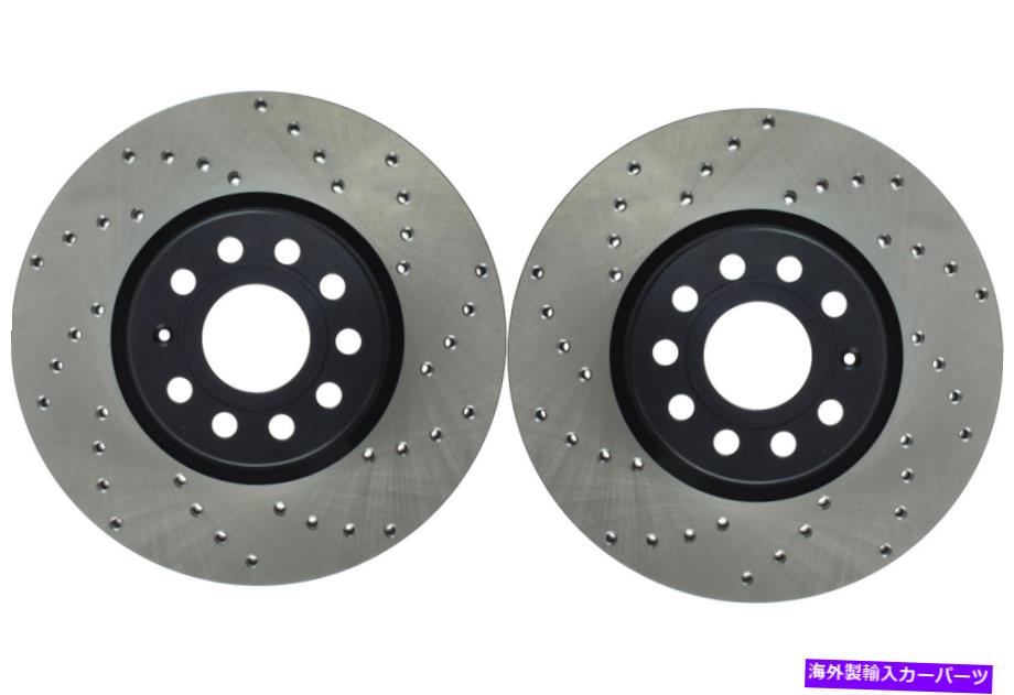 brake disc rotor 2015-2020アウディQ3（42622）のフロントペアSTOPTECHディスクブレーキローター Front PAIR Stoptech Disc Brake Rotor for 2015-2020 Audi Q3 (42622)【並行輸入品】