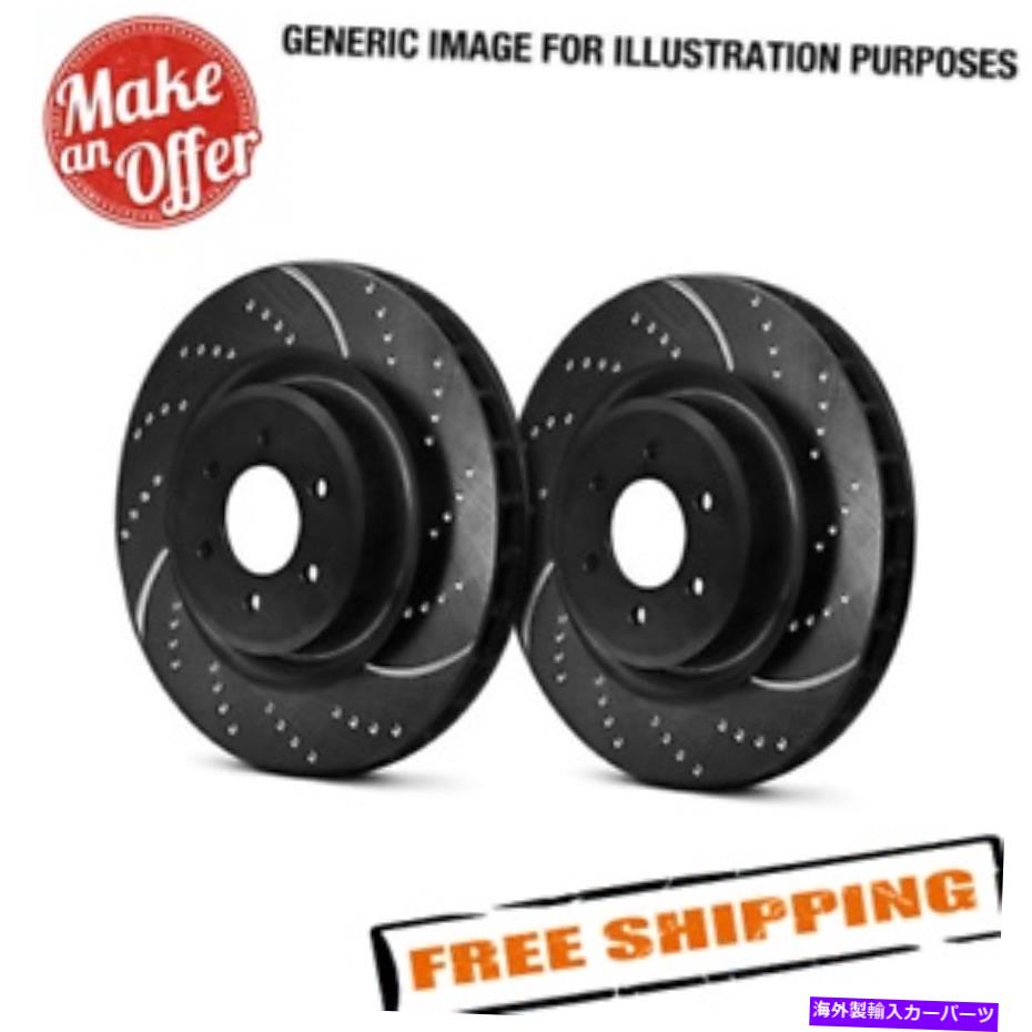 brake disc rotor EBC GD7623 3GDシリーズスポーツがくぼみ、スロット付き1ピースフロントブレーキローター EBC GD7623 3GD Series Sport Dimpled and Slotted 1-Piece Front Brake Rotors【並行輸入品】