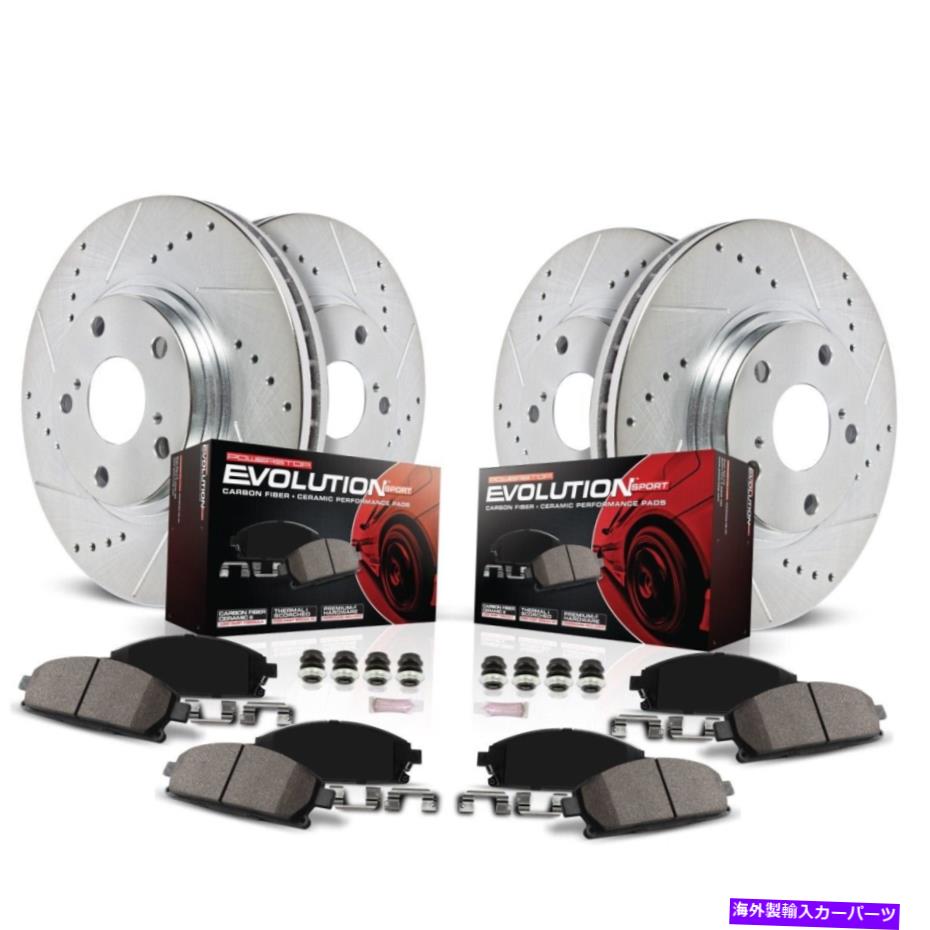 brake disc rotor K5506 PowerStop 4ホイールセットブレーキディスクとパッドキットS-Type 2005用のフロント＆リア K5506 Powerstop 4-Wheel Set Brake Disc and Pad Kits Front & Rear for S-Type 2005【並行輸入品】｜Us Custom Parts Shop USDM