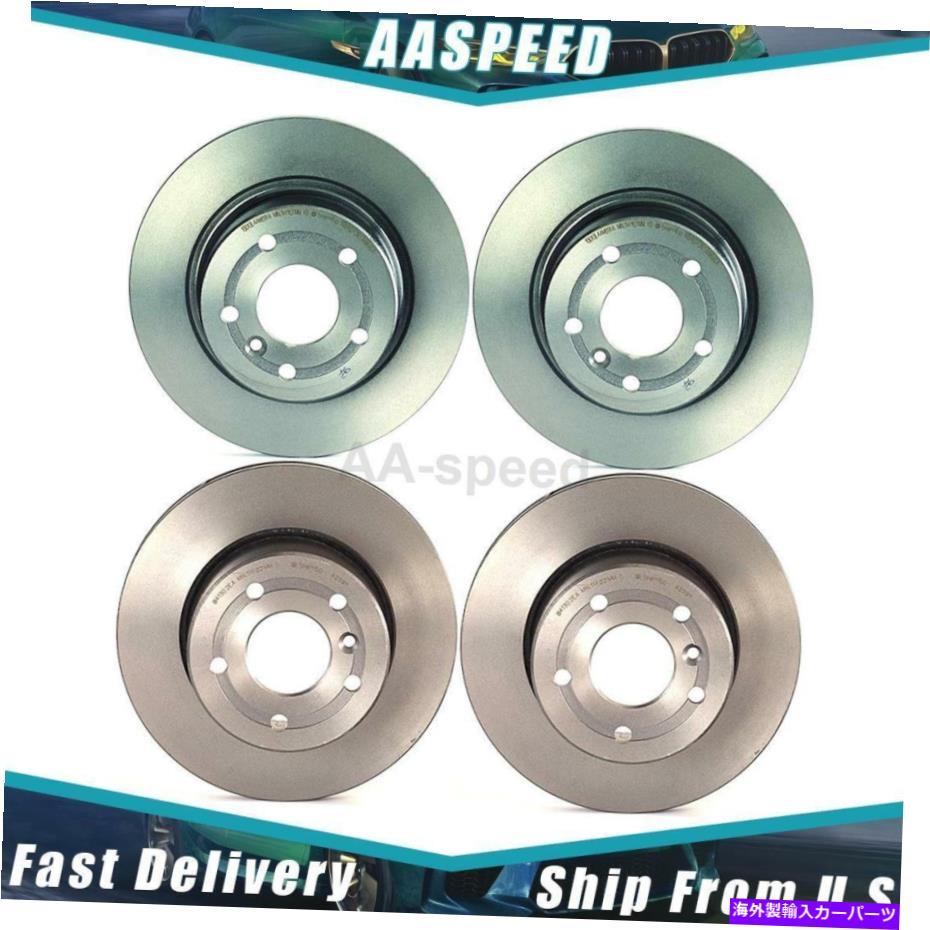 brake disc rotor 1999年から2004年のランドローバー4xフロントリアディスクブレーキローターブレンボ For 1999-2004 Land Rover 4X Front Rear Disc Brake Rotor Brembo【並行輸入品】