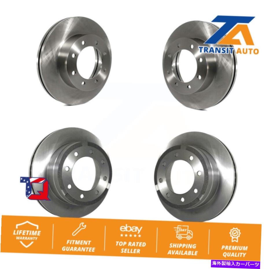 brake disc rotor フォードF-250スーパーデューティF-350 4WD用のフロントリアディスクブレーキローターキット Front Rear Disc Brake Rotors Kit For Ford F-250 Super Duty F-350 4WD【並行輸入品】