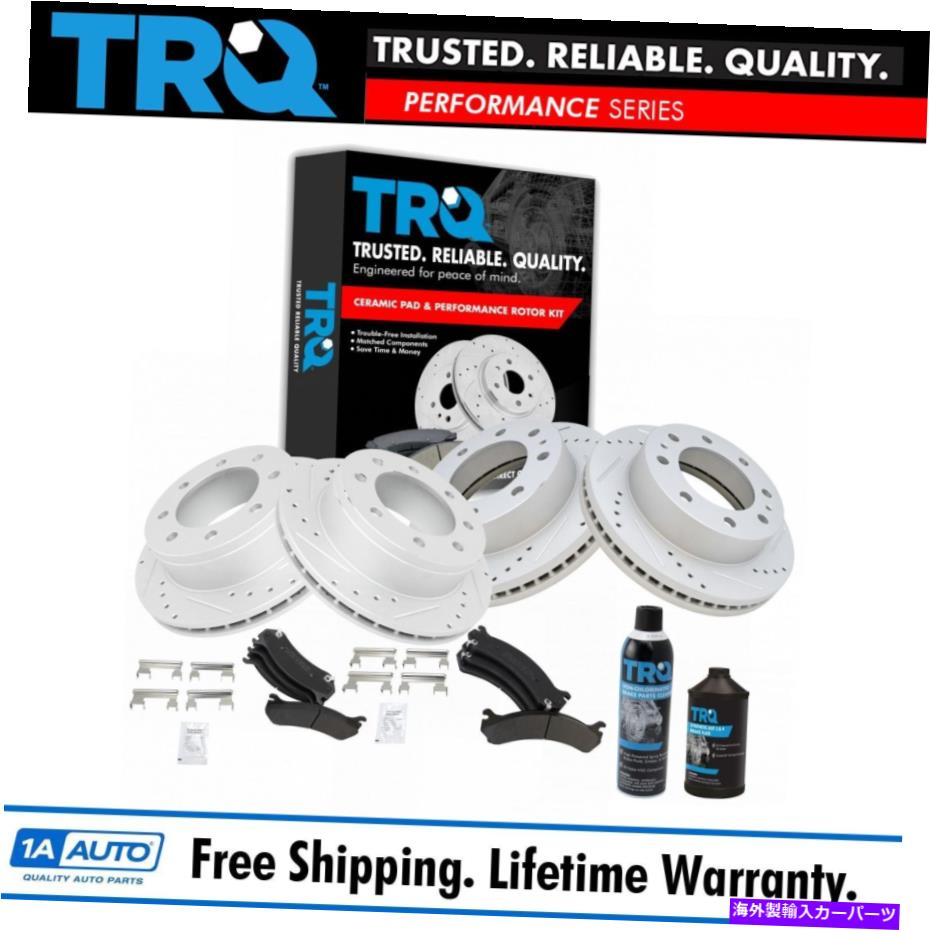 brake disc rotor TRQローターブレーキパッドメタリックパフォーマンスフロント＆リアキットw/化学物質 TRQ Rotor Brake Pad Metallic Performance Front & Rear Kit w/Chemicals【並行輸入品】 96,498円
